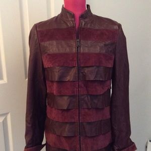 Bradley Bayou leather and suede jacket